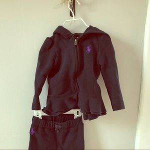 Ralph Lauren Toddler Sweat Suit set